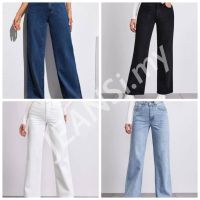 Wide Leg Pants Jeans Womens New Loose High Waist Pants(ready stock)