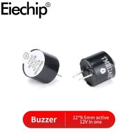 (Speedy electronic)10PCS 12X9.5Mm Active Buzzer 5V 12V 24V Piezo Buzzers แม่เหล็กยาวต่อเนื่อง Beep Tone Alarm Ringer TMB12A05 TMB12A12 TMB12A24