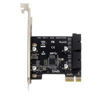 PH62 PCIE Expansion Card PCIE Adapter Card Adapter 2 Port USB3.0 Hub Internal 19/20 Pin Header USB 3 to PCIE PCI Express Adapter Card