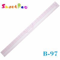 ▲ 60cm Long Grading Scale Metric and Inch Clothes built-in Calibration Ruler Stationery Clothes Soft Rulers 1mm Thick B-97