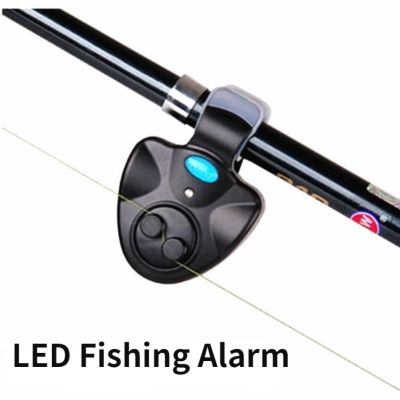 【LZ】❁✣  New Carp Fishing Clip Set Rod Electronic LED Light Indicator Fish Bite Sound Alarm Bell Sensor Fishing Accessories for Rods