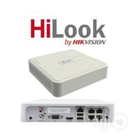 HiLook  NVR-104-B/4P (4 CH) เครื่องบันทึกกล้องวงจรปิดระบบ IP CAMERA