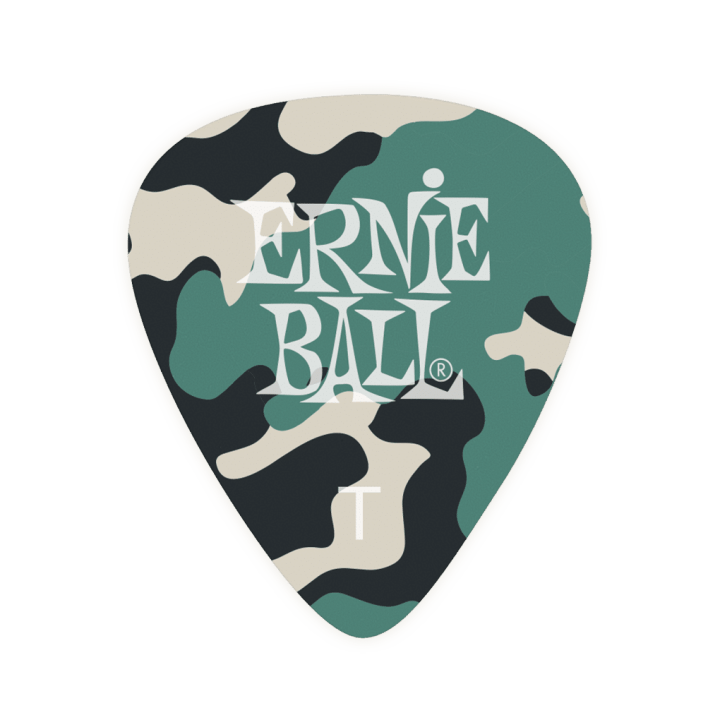 ernie-ball-ปิ๊กกีต้าร์ลายทหาร-46-mm-รุ่น-p-09221-แพ็คละ-12-อัน