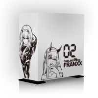 Darling In The Franxx 02สติกเกอร์ลายอะนิเมะสำหรับ Atx กลาง Casing Pc การ์ตูนคอมพิวเตอร์รูปลอกตกแต่งกันน้ำที่ลอกออกได้