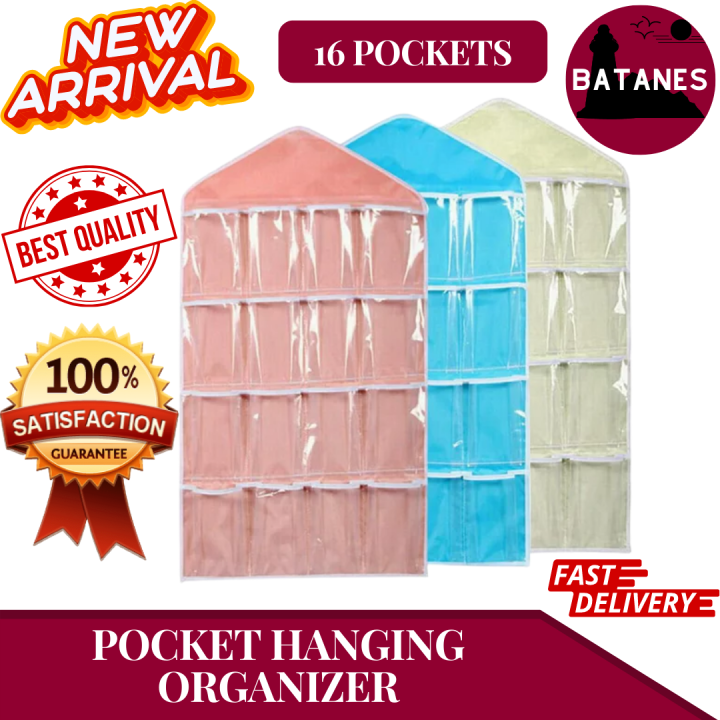 Pocket Hanging Organizer16 Pocket Hanging organizer Pocket Clear Door