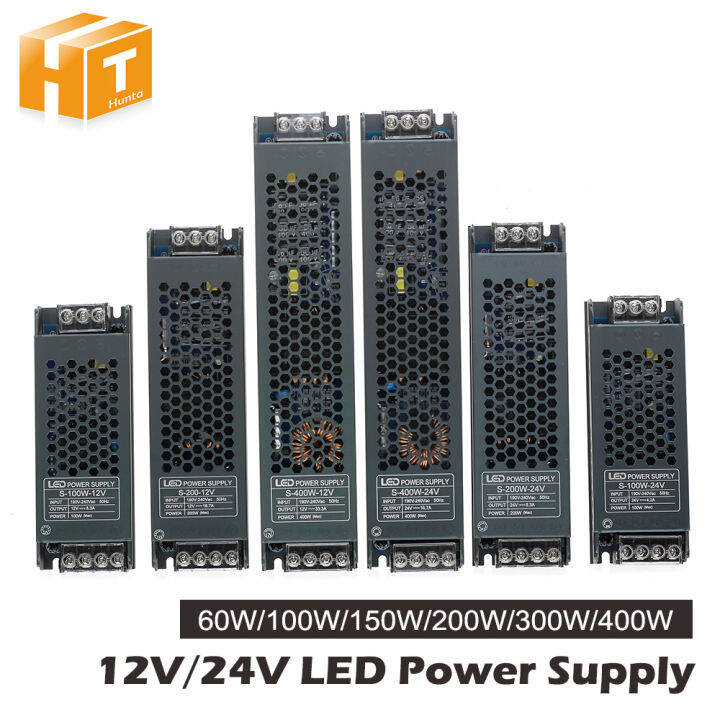 อัพเกรด-led-dc12v-dc24v-60w-00w-150w-200w-300w-400w-แหล่งจ่ายไฟ-transformers-แสงสำหรับไฟ-led-strip