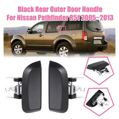 Car Rear Left &amp; Right Door Outer Handle Accessory Part for Nissan Pathfinder R51 2005-2013 1030514,82607-EA502,82606-EA502