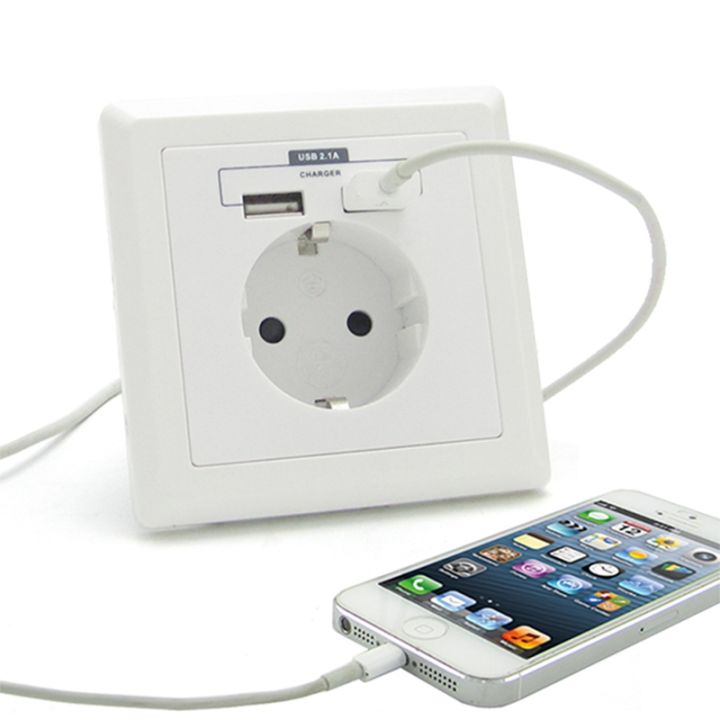 allsome-dual-2-usb-port-5v-2-4a-wall-outlet-panel-plug-socket-electrical-power-outlet-charger-adapter-for-iphone-8-ht149