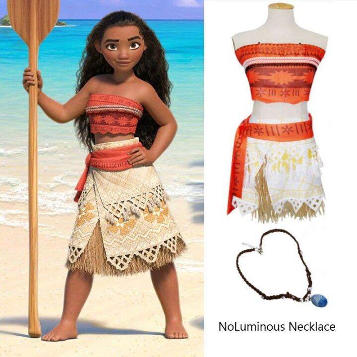 Ocean Wonders Kids Adult Moana Princess Costume Fancy Dress Children ...