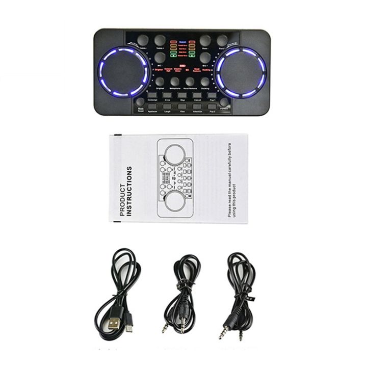 sound-card-live-streaming-v300-pro-audio-mixers-inter-music-studio-accessory-headset-voice-noise-reduction