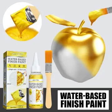 100/300ml Gold Paint Metallic acrylic paint,waterproof not faded