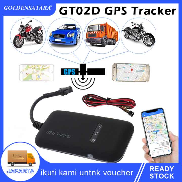 GT02D Pelacak Motor / Mobil GPS Tracker APP GPS Tracker GSM GPRS