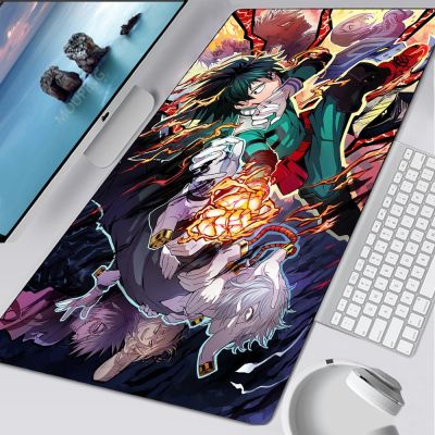 My Hero Academia Mouse Pad Anime Cartoon Play Mats Gamer Keyboard Mat Computer Table Mousepad Large Gaming Accessories Deskmat