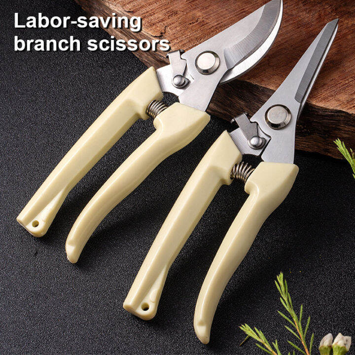 Gardening Pruning Shears High Carbon Steel Scissors Garden Plant Scissors Branch Hands Pruner