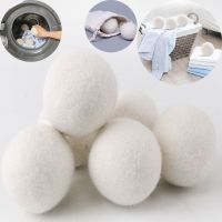 10pcs Reusable Wool Laundry Dryer Balls Softener Fluff Clothes Washing Machine Fleece Drying Removes Lint Washer Hairs Catcher Washer Dryer Parts  Acc