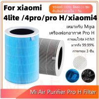 【มี RFID】? ของแท้ ? สำหรับ แผ่นกรอง ไส้กรอง xiaomi รุ่น 4/4lite/4pro/pro H filter air purifier ไส้กรองเครื่องฟอกอากาศ แผ่นกรองอากาศ hepa+carbon กันฝุ่น PM 2.5 แบคทีเรีย สินค้า OEM กรอง