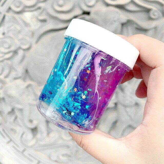 120ml-เด็กเมฆเมือกปุยสีรุ้ง-diy-ผสมเมือกเสน่ห์ดินสกุชชี่ของเล่นคลายเครียด-relief-สำหรับเด็ก