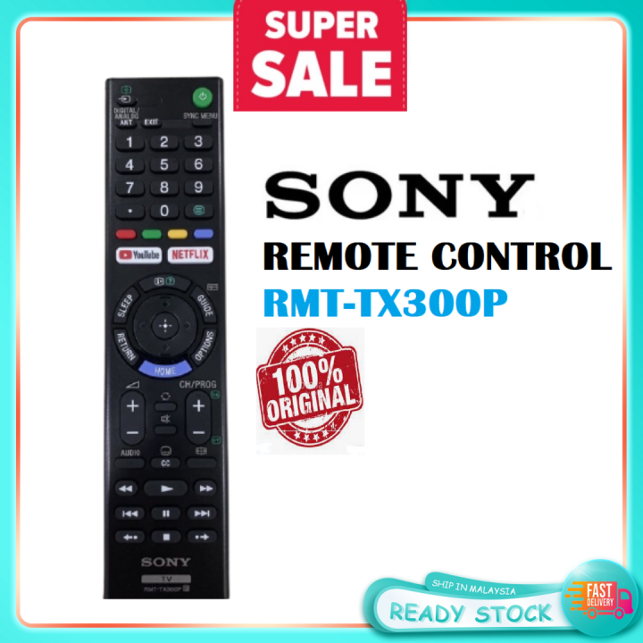 Sony TV remote control RMTTX300P Original SONY SMART TV Lazada