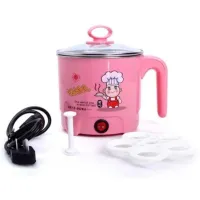 🍅FREESHIP🍅 Nồi Lẩu Mini, Ca Nấu Mì 2 Tầng Mini Tặng Kèm Vỉ Hấp Đa Năng, Chiên, Hấp, Lẩu, Rán Tiện Dụng