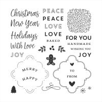 Handmade Wishes Stamp Seal New Arrival 2022 For Diy Scrapbooking Paper Card Making Album Craft Christmas Clear Stamps AA