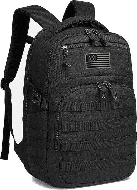 Military tactical backpack, black tactical backpack MOLLE backpack