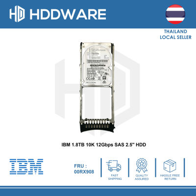 IBM 1.8TB 10K 12Gbps SAS 2.5 HDD // 00RX908 // 00RW111 // 00WY600