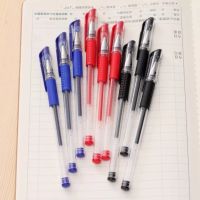 ปากกาเจล ปากกา หมึกเจล Gel Pens 3 สี ให้เลือก น้ำเงิน แดง ดำ 0.5 mm หัวกระสุน เปลี่ยนไส้ได้