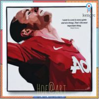 Wayne Rooney #2 เวย์น รูนี่ย์ แมนยู ทีมชาติอังกฤษ รูปภาพ​ติดผนัง pop art ปีศาจแดง แมนยู ฟุตบอล​ กรอบรูป แต่งบ้าน ของขวัญ flashsale ลดกระหน่ำ