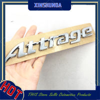 ตรารถยนต์ฝาท้ายรถออโต้โลโก้รถ XSD 1 X ABS โครเมียม Attrage สำหรับ Mitsubishi Attrage