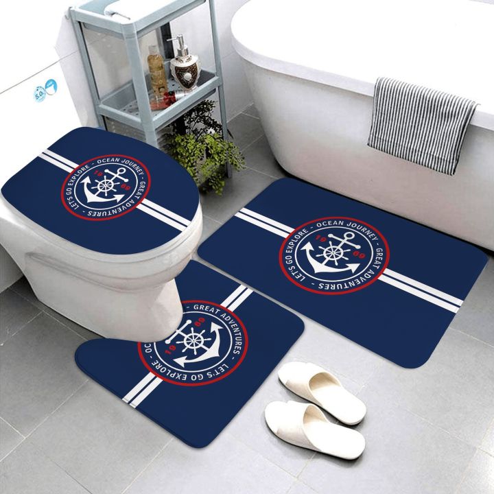 cc-dark-blue-nautical-series-bathroom-mat-products-anchor-bath-three-piece-rug-and-set-can-be-customized