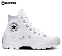 คอนเวิร์สChuck Taylor All Star Lugged High Top Womens Shoes  รหัส : 565902C รองเท้าพื้นสูง ให้คุณสูงขึ้น 4-5cm น้ำหนักเบา ใส่สบายกว่ารุ่นอื่นๆ ข้อเสนอดี