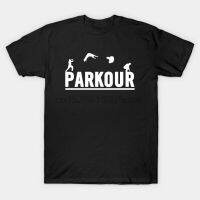 Parkour เสื้อยืดผู้ชายขนาดพลัสไซ XS-6XL,เสื้อคอตตอน100% แอ็กชันเสื้อของขวัญคริสต์มาส