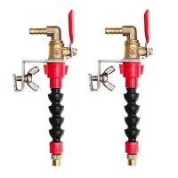 2X Dust Remover Water Sprayer System Nozzle Coolant Misting Dust-Proof for Marble Brick Tile Cutting Machine Grinder