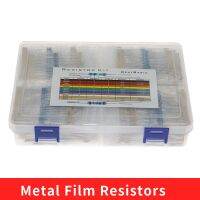 【CW】 2600pcs 130Values 1/4W 0.25W 1 Metal Film Resistors Assorted Pack Kit Set Lot Assortment Kits Fixed capacitors