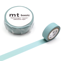 mt masking tape matte smoky mint (MT01P529) / เทปตกแต่งวาชิ สีฟ้ามินท์ด้าน แบรนด์ KAMOI mt masking tape ประเทศญี่ปุ่น