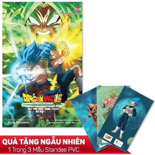 Fahasa - Anime Comics: Dragon Ball Super Broly - Người Saiya Cuồng Nộ -  Tặng Kèm Ngẫu Nhiên 1 Trong 3 Mẫu Standee Pvc | Lazada.Vn