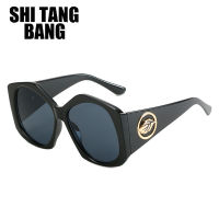 2022 New Oversized Rectangle Sunglasses For Women nd Designer Personality Sun Glasses Fashion Travel Street Shooting Shades