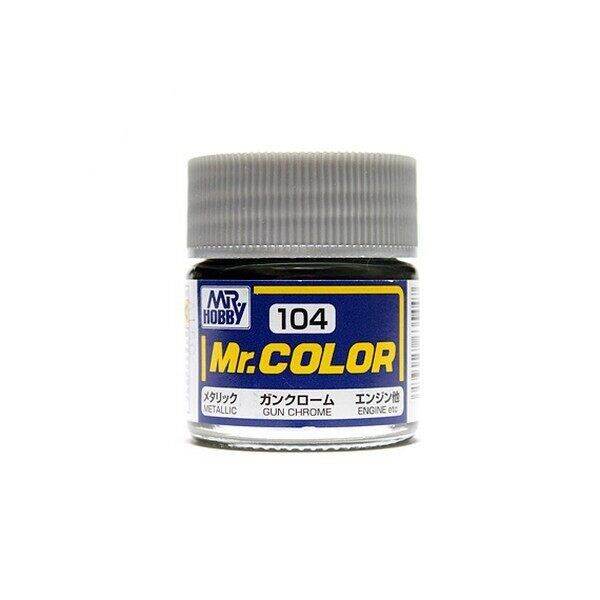 Mr.Hobby Mr.Color C104 Gun_Chrome Metallic Gloss (10ml) 4973028635447 ...