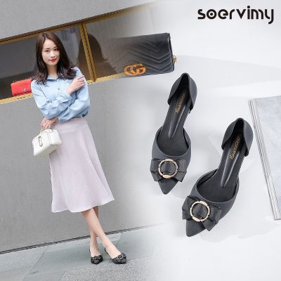 ✾◑ Cross-border shoes female point thick with web celebrity style buckle single han edition leisure joker soft bottom plastic jelly