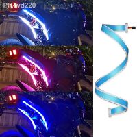 Newest Motorcycle LED DRL Daytime Running Lights Tail Light Strip Flowing Waterproof Turn Signal Lamp Auto Car Style Accessories