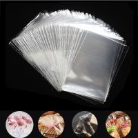 100Pcs Transparent Plastic Bags for Candy Lollipop Cookie Packaging Cellophane Bag Christmas Wedding Birthday Party Gift Bag