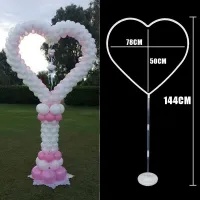 Balloon Garland Heart Shape Stand for Baby Shower Decorations Happy Birthday Party Decoration Kids Adult Wedding Party Supplies Cleaning Tools