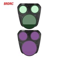 BRDRC Drone Lens Filter Set for DJI Mavic 3 Pro Variable ND2-ND32/ND64-ND512 Adjustable Drone Camera Coating Optical Glass Kit Filters