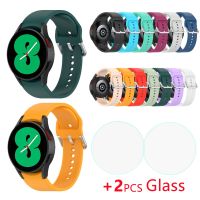 xinpan Strap Glass For Samsung Galaxy Watch 4 Classic 46mm 42mm/ Watch4 44mm 40mm Bracelet and Watch4 Tempered Glass Protective Film