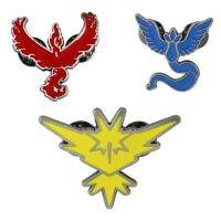 Anime Pokemon Alloy Badges Anime Peripheral Three Camp Logo Brooch Pokemon Brooch Elf Baby Around Animation Games