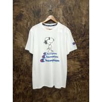 CHAMPION เสื้อยืดสนูปปี้สีขาว งานแบรนด์แท้ พร้อมส่ง