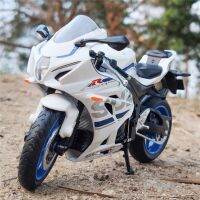 1/12 SUZUKI รถจักรยานยนต์แข่ง GSX-R1000อัลลอยด์รถจักรยานยนต์จำลองโลหะข้ามประเทศชุดของเล่นเด็กของขวัญสำหรับเด็กผู้ชาย