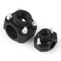 ❡◐ 3pcs PE Water Pipe Connector Agricultural Fertilization Irrigation Tube Repair Tee Connectors Add Female Thread Interface Joint