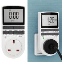 Multi-functional Electronic Digital Timer EU Socket Timing  12/24 Hour Switch 7 Day Socket UK Plug-in Programmable