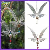 ZHENGE Suncatcher ของตกแต่งในสวน Windbell ห้อยจี้โมบายกระดิ่งลมผีเสื้อเทวดา